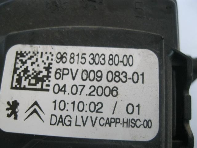 Pedal de gás (de acelerador) 9681530380 PEUGEOT