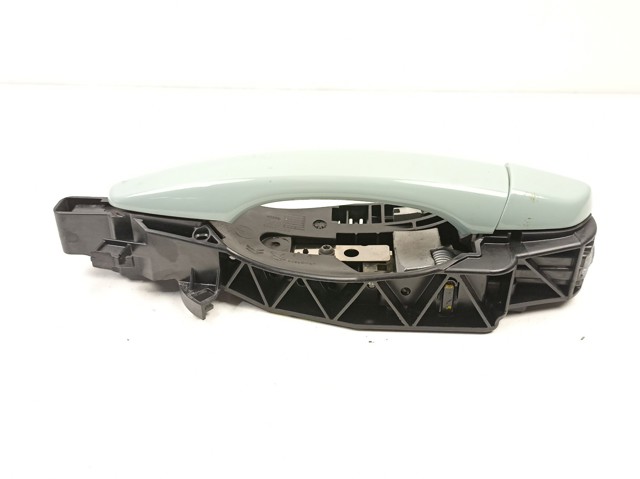 Suporte de maçaneta externa da porta traseira esquerda 9802977380 PEUGEOT