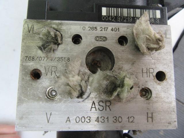 Unidade hidráulico de controlo ABS A0034313012 MERCEDES