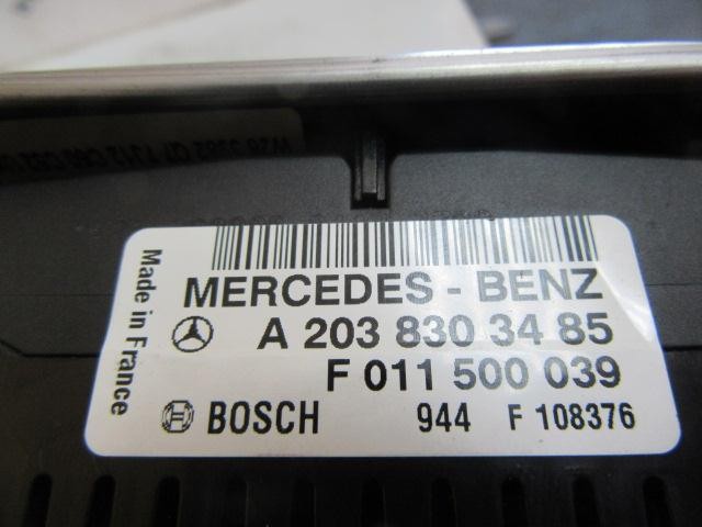 Unidade de controlo dos modos de aquecimento/condicionamento A2038303485 MERCEDES