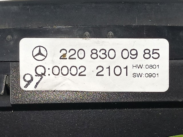 Unidade de controlo dos modos de aquecimento/condicionamento A2208300985 MERCEDES