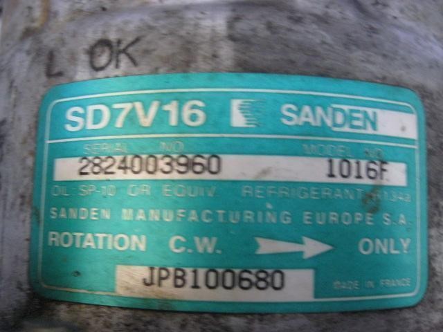 Compressor de aparelho de ar condicionado JPB100680 HONDA