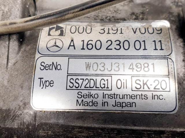 Compressor de aparelho de ar condicionado 0003191V009 MERCEDES