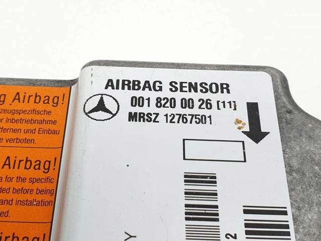 Módulo processador de controlo da bolsa de ar (Centralina eletrônica AIRBAG) 0018200026 MERCEDES