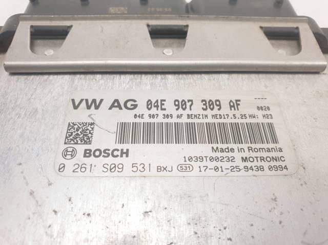Módulo de direção (Centralina eletrônica) de motor 0261S09531 VAG