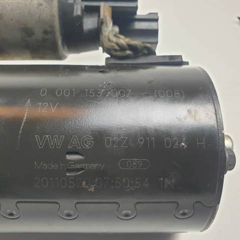 Motor de arranco 02Z911024H VAG