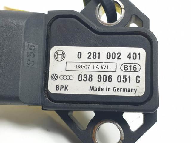Sensor de pressão de supercompressão 038906051C VAG