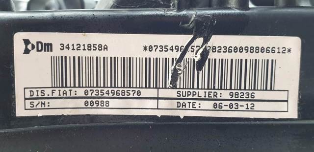 Cinto de segurança (AIRBAG) de condutor 07354968570 FIAT