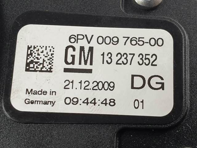 Pedal de gás (de acelerador) 13237352 OPEL