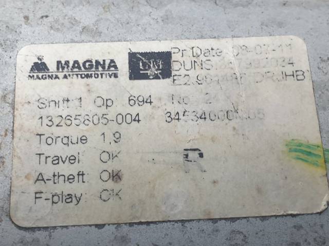 13265805004 Opel