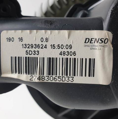 Motor de ventilador de aparelho de ar condicionado 13293624 OPEL