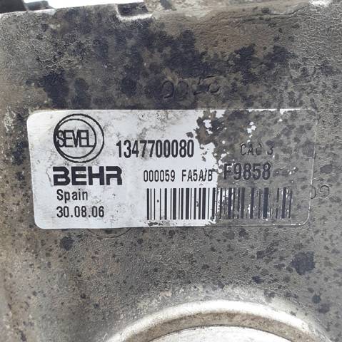 Radiador de intercooler 1347700080 PEUGEOT