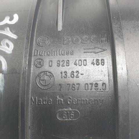 Sensor de fluxo (consumo) de ar, medidor de consumo M.A.F. - (Mass Airflow) 136277870760 BMW