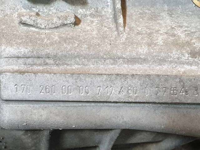Caixa de Mudança montada (caixa mecânica de velocidades) 1702600000 MERCEDES
