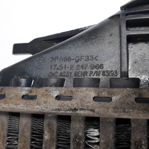 Radiador de intercooler 17512247966 BMW