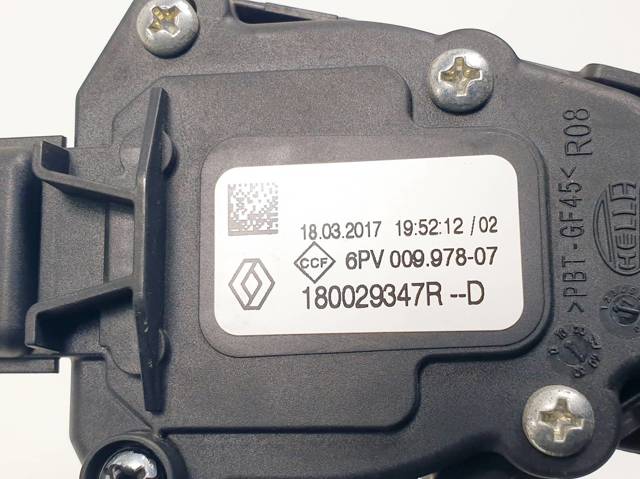Pedal de gás (de acelerador) 180029347R RENAULT