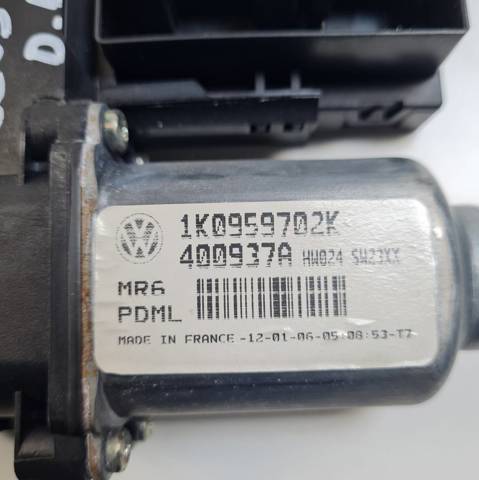 Motor de acionamento de vidro da porta dianteira direita 1K0959702K VAG