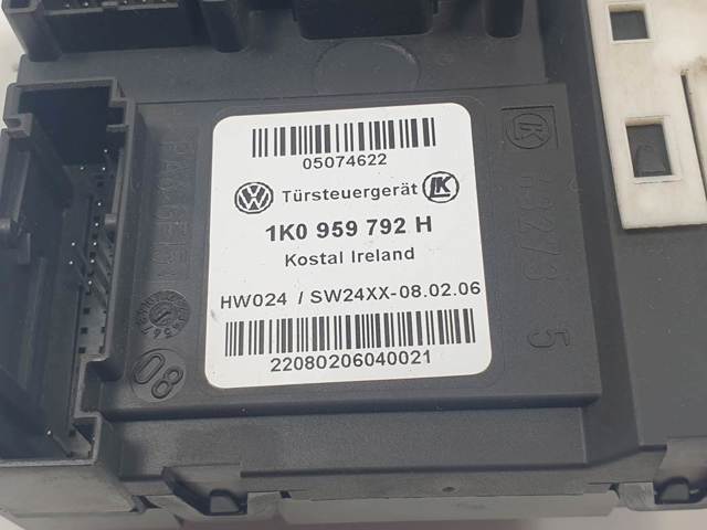 Motor de acionamento de vidro da porta dianteira direita 1K0959792H VAG