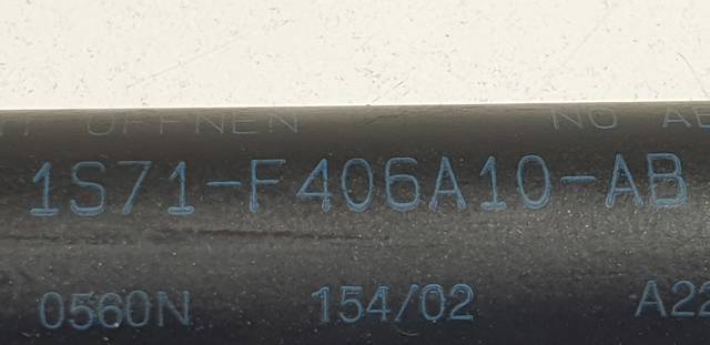 Amortecedor de tampa de porta-malas (de 3ª/5ª porta traseira) 1S71F406A10AB FORD