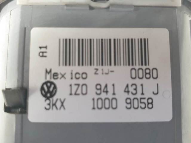 Comutador das luzes no "painel de instrumentos" 1Z0941431J VAG
