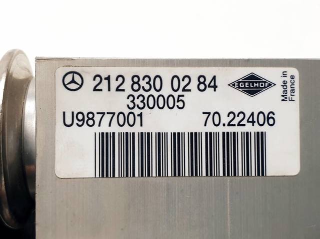Válvula TRV de aparelho de ar condicionado 2128300284 MERCEDES