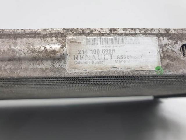 Radiador de esfriamento de motor 214100598R RENAULT