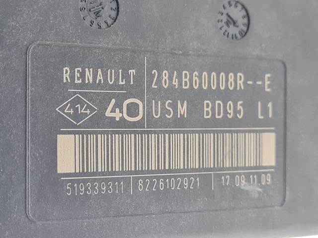 Unidade de dispositivos de segurança 284B60008R RENAULT