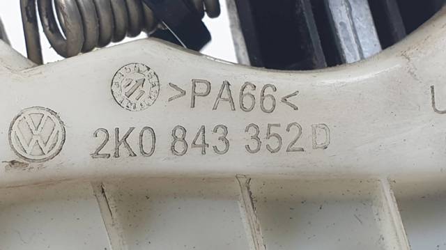 Suporte de maçaneta externa da porta deslizante direita 2K0843352D VAG