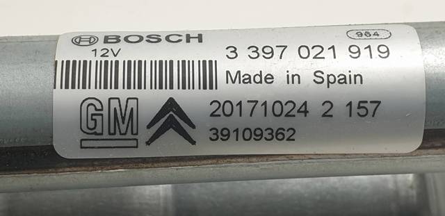 Trapézio de limpador pára-brisas 3397021919 PEUGEOT