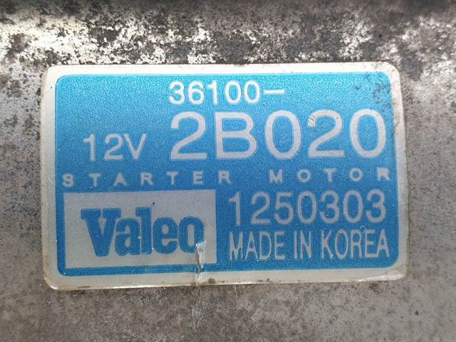 Motor de arranco 361002B020 HYUNDAI