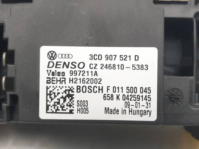 Resistor (resistência) de ventilador de forno (de aquecedor de salão) 3C0907521D VAG