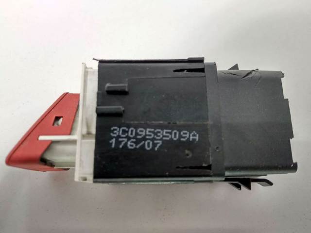 Botão de ativação do sinal de emergência 3C0953509A VAG