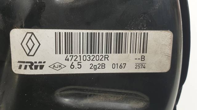 Reforçador dos freios a vácuo 472103202R RENAULT