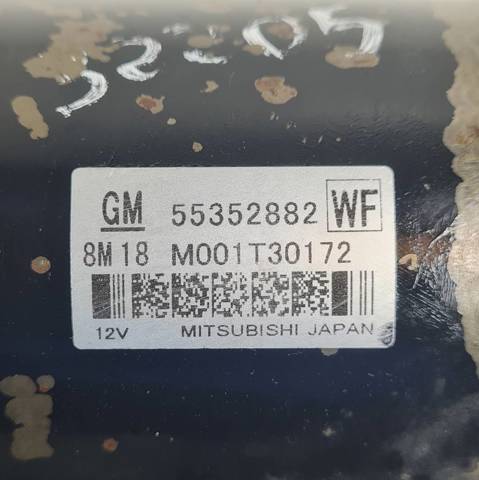Motor de arranco 55352882 OPEL
