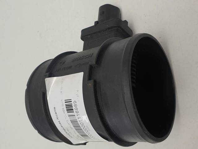 Sensor de fluxo (consumo) de ar, medidor de consumo M.A.F. - (Mass Airflow) 55561912 OPEL