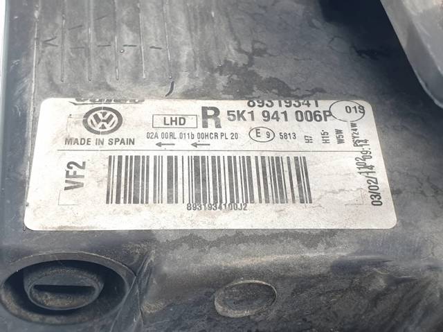 Luz direita 5K1941006P VAG