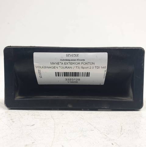 Puxador externo de tampa de porta-malas (de 3ª/5ª porta traseira) 5N0827566 VAG