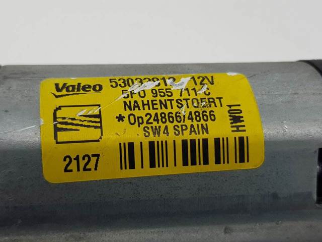 Motor de limpador pára-brisas de vidro traseiro 5P0955711C VAG