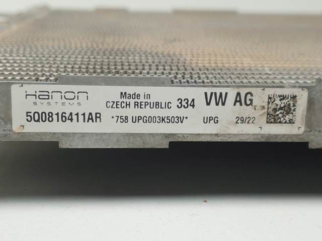 Radiador de aparelho de ar condicionado 5Q0816411AR VAG