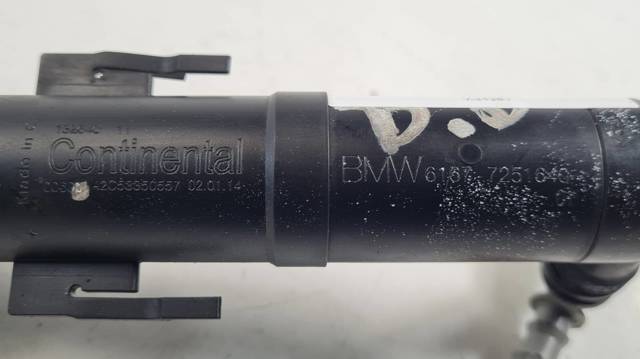 Injetor de fluido para lavador da luz dianteira 61677251640 BMW