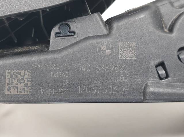 Pedal de gás (de acelerador) 6889820 BMW