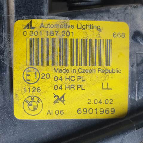 Luz esquerda 6901969 BMW