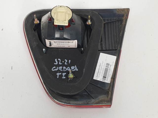 Lanterna traseira esquerda interna 6K5945091F VAG