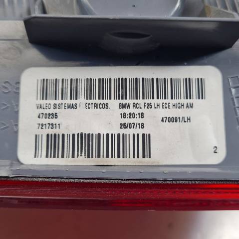 Lanterna traseira esquerda externa 7217311 BMW
