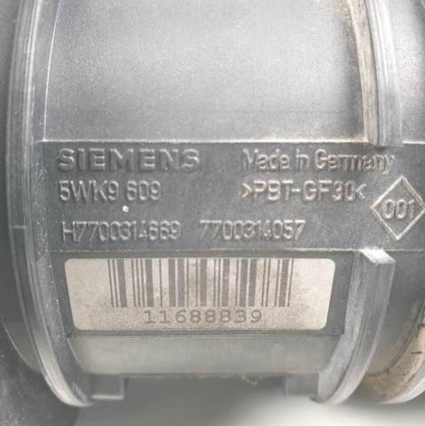 Sensor de fluxo (consumo) de ar, medidor de consumo M.A.F. - (Mass Airflow) 7700314057 NISSAN