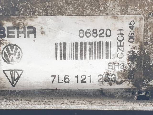 Radiador de esfriamento de motor 7L6121253 VAG