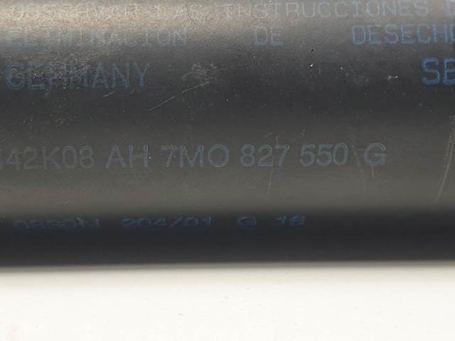 Amortecedor de tampa de porta-malas (de 3ª/5ª porta traseira) 7M0827550G FORD