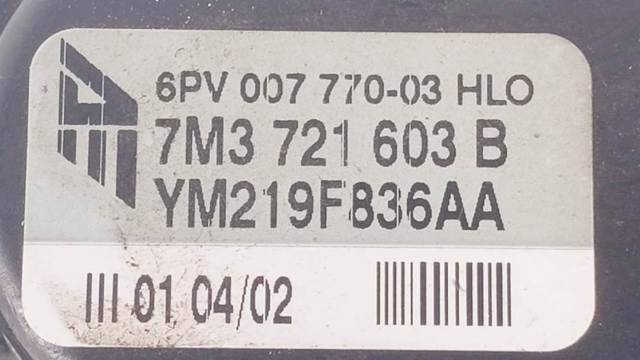Pedal de gás (de acelerador) 7M3721603B FORD