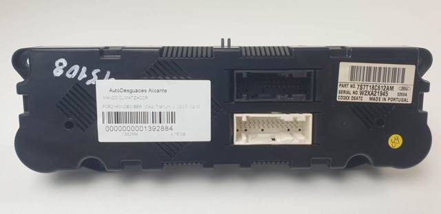 Unidade de controlo dos modos de aquecimento/condicionamento 7S7T18C612AM FORD