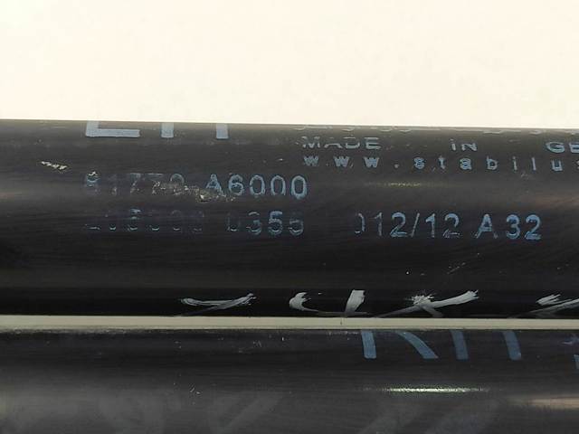 Amortecedor de tampa de porta-malas (de 3ª/5ª porta traseira) 81770A6000 HYUNDAI